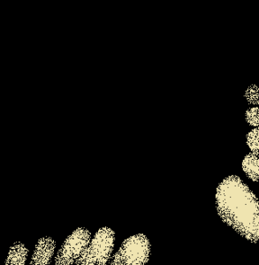 Drawing of toes